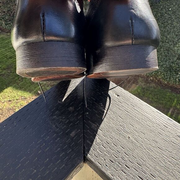 Asos Mens Leather Oxford Shoes Black Pointed Toe Size 12 Sung Jinwoo‎ Cosplay - Picture 7 of 10